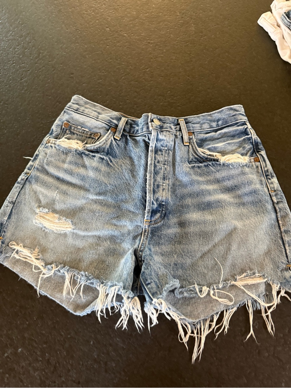 Agolde denim shorts, size 30